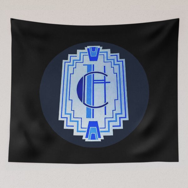 Item preview, ✧- RETRO 1920S ART DECO VINTAGE STYLE - black background designed and sold by WheelieGdArt.