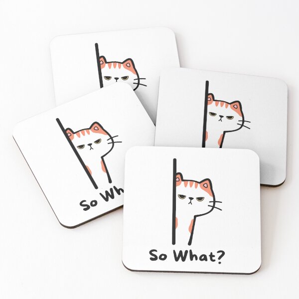 Item preview, Grumpy Cat Shirt. Grumpy Cat Looking at You.  So What?  Gift for a Pessimist.  Gift for a Grumpy Person.  Glass Half Empty. designed and sold by ShrimpAndGrits.