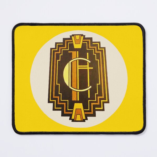 Item preview, ✧- RETRO 1920S ART DECO VINTAGE STYLE - bright background designed and sold by WheelieGdArt.