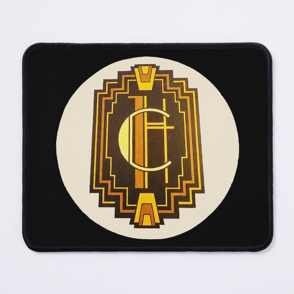 Item preview, ✧- RETRO 1920S ART DECO VINTAGE STYLE - black background designed and sold by WheelieGdArt.