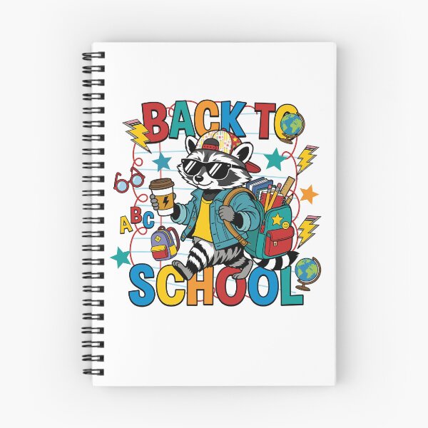 Item preview, Cool Raccoon Back to School Boys Kids designed and sold by KroghDs.