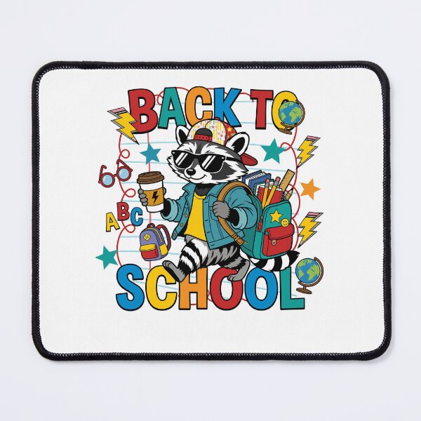 Item preview, Cool Raccoon Back to School Boys Kids designed and sold by KroghDs.