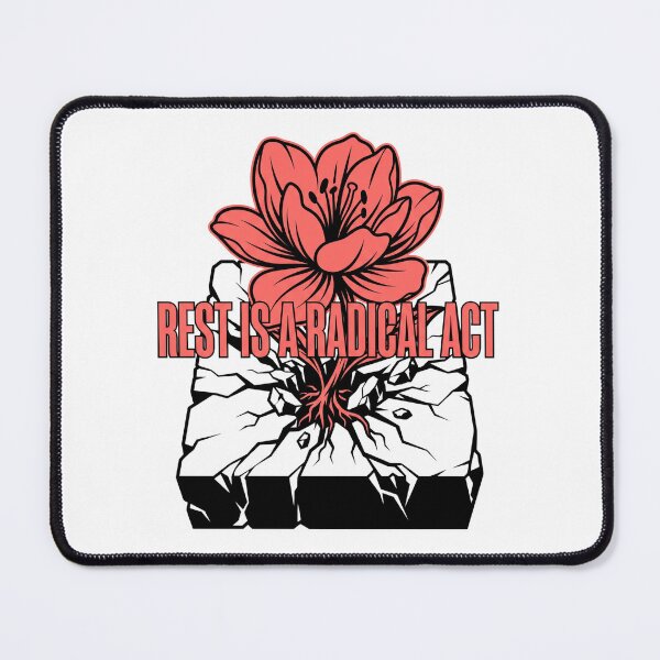 Item preview, Rest is a Radical Act - Self Care Floral Design designed and sold by KMKreatives.