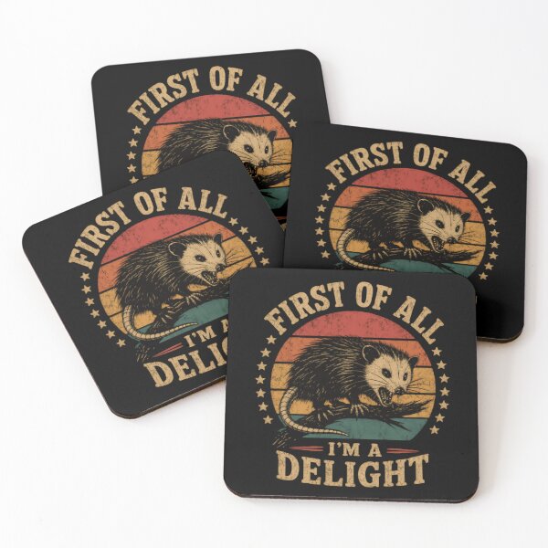 Item preview, First Of All I'm A Delight Opossum Lover Wildlife Fan designed and sold by HumansStuck12.