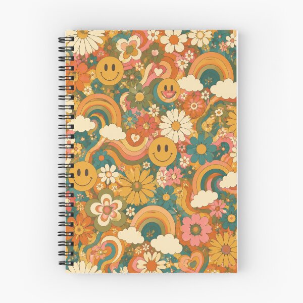 Item preview, Retro Groovy Flowers Phone Case | 1970s Psychedelic Daisy Smiley Rainbow Pattern Phone Case | Vintage Aesthetic Funky Floral Design designed and sold by Nara8.