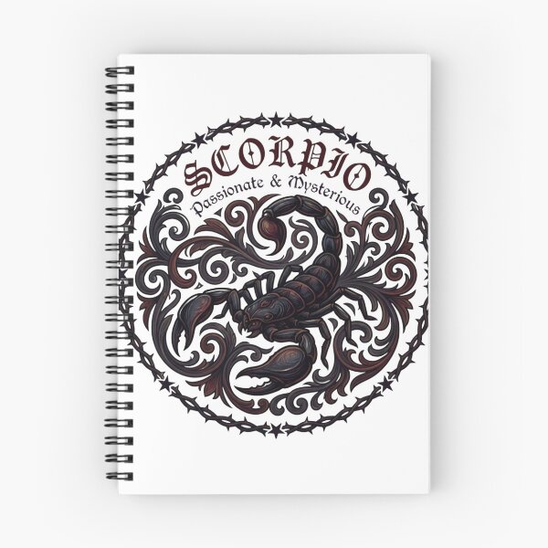 Item preview, Scorpio Daily Horoscopes – Passionate & Mysterious Gothic Zodiac Astrology Design designed and sold by Bhaskar Digital Art.
