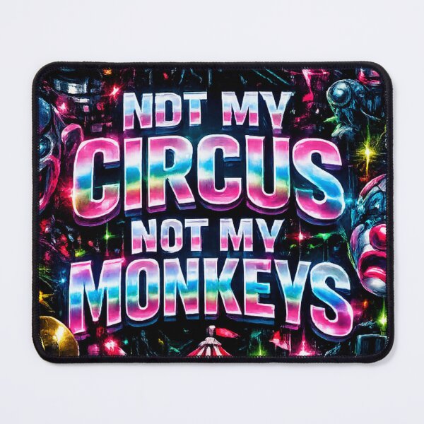 Item preview, NOT MY CIRCUS, NOT MY MONKEYS designed and sold by  ViralVisionsCreating .