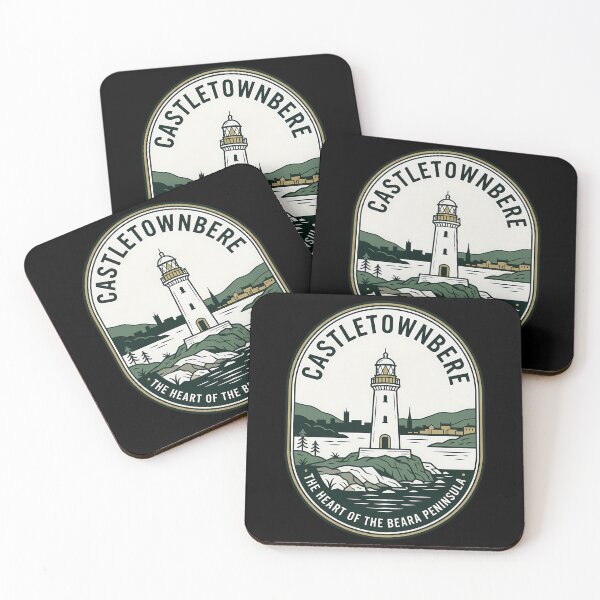 Item preview, Castletownbere Ireland Vintage Travel Emblem Lighthouse designed and sold by k3rstman1.
