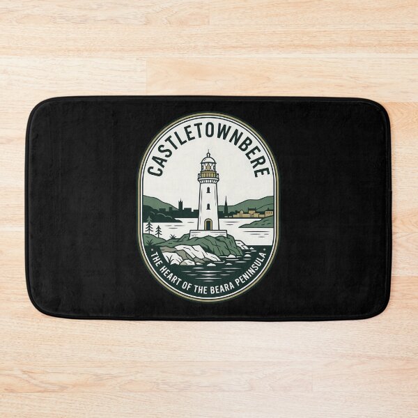 Item preview, Castletownbere Ireland Vintage Travel Emblem Lighthouse designed and sold by k3rstman1.