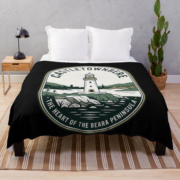 Item preview, Castletownbere Ireland Vintage Travel Emblem Lighthouse designed and sold by k3rstman1.