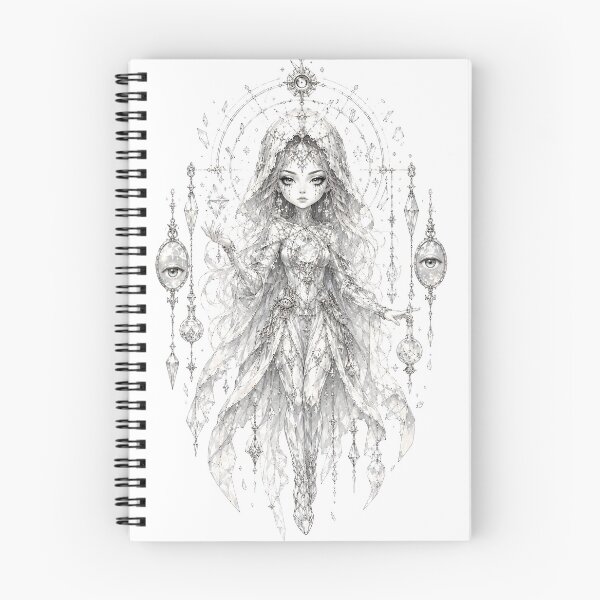 Item preview, Glass Oracle – Crystalpunk Alchemist of Shattered Light designed and sold by ShadowSpriteArt.
