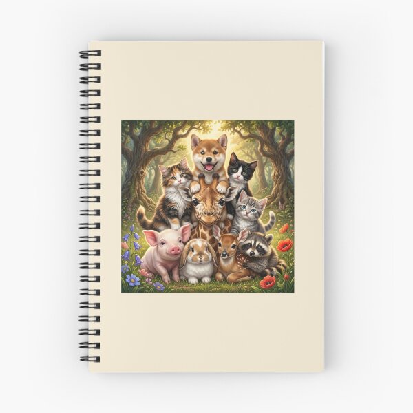 Item preview, ​Magical Animal Friends in the Forest. designed and sold by JoyNest = "The nest of joy".