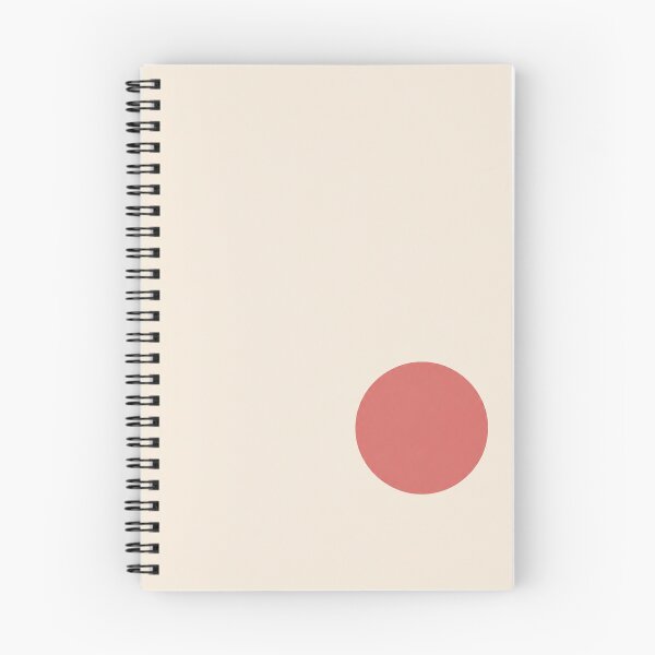 Item preview, Coral Minimal Circle – Geometric Abstract Wall Art designed and sold by Ingorgia Studio.