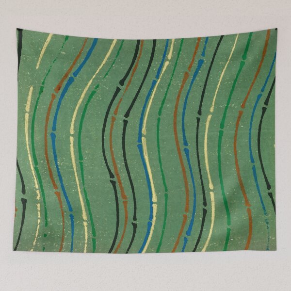 Item preview, Vintage Furuya Korin Shima Shima Japanese Woodblock Print designed and sold by PinUpPizzazz.