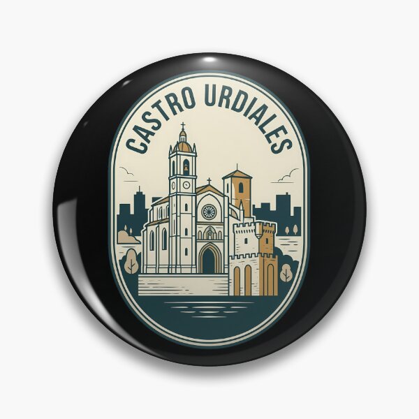 Item preview, Castro Urdiales Spain Vintage Travel Emblem designed and sold by k3rstman1.