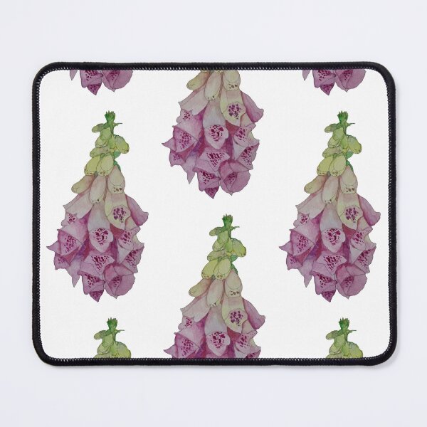 Item preview, Single pink foxglove watercolour art painting designed and sold by esvb.