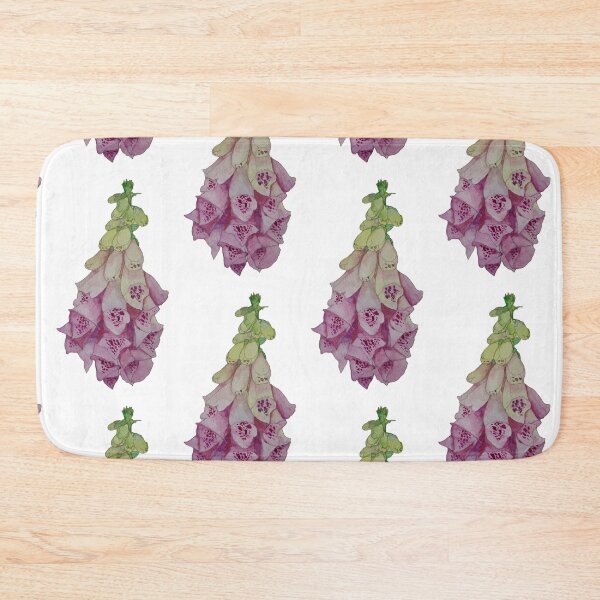 Item preview, Single pink foxglove watercolour art painting  designed and sold by esvb.