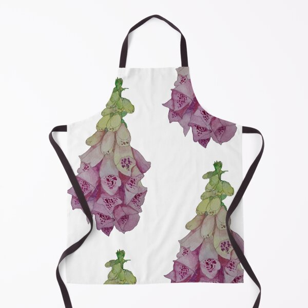 Item preview, Single pink foxglove watercolour art painting designed and sold by esvb.