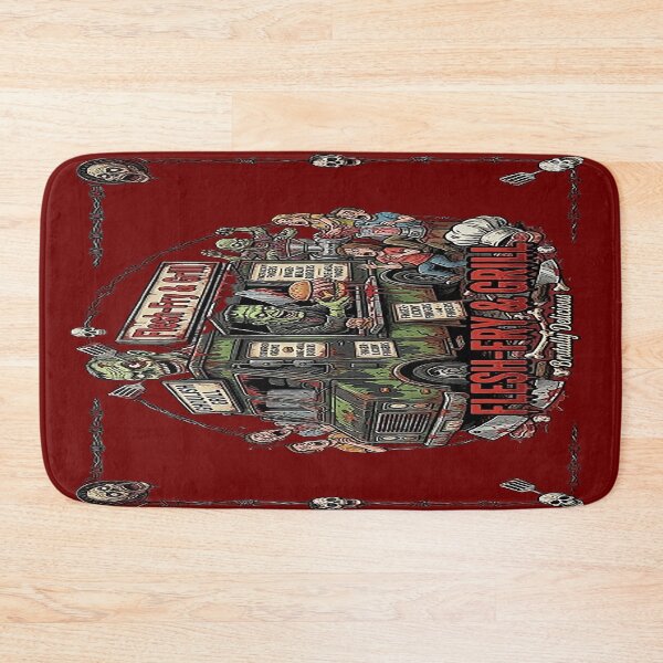 Item preview, Flesh-Fry & Grill Zombie BBQ Funny Horror Brutal Comic designed and sold by Alchemy Forge.