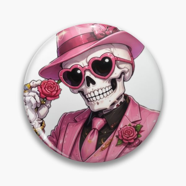 Artikelvorschau, Pink Fashion Skeleton Boss entworfen und verkauft von DailyDoodlesBySumbul.