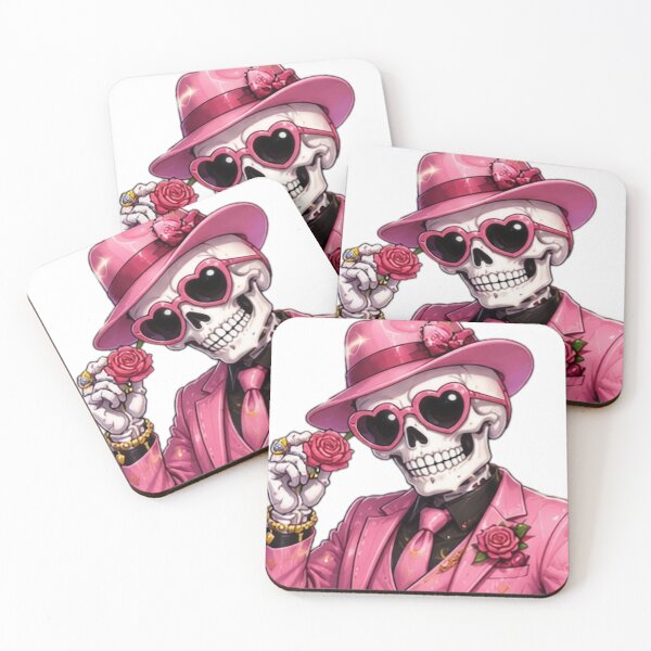 Item preview, Pink Fashion Skeleton Boss designed and sold by DailyDoodlesBySumbul.