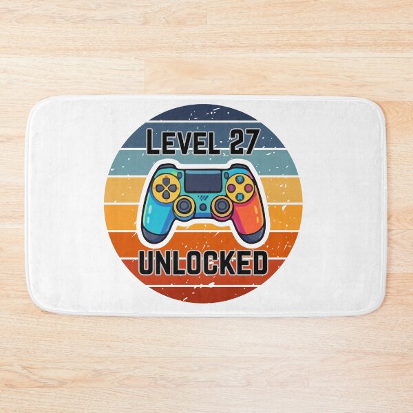 Item preview, Retro Gamer - Level 27 Unlocked designed and sold by MayaCordalia.