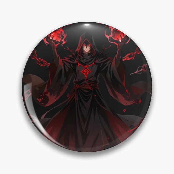 Item preview, Blood Mage Spell Caster - Dark Sorcerer Magic - Urban Fantasy Anime Character designed and sold by Revyra.