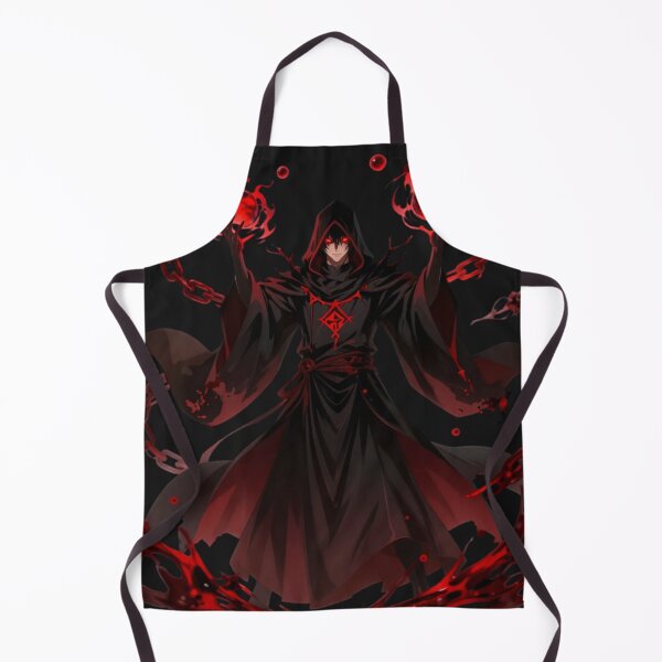 Aperçu de l'œuvre Mage de sang lanceur de sorts - Magie de sorcier noir - Personnage d'anime de fantasy urbaine créée et vendue par Revyra Design .