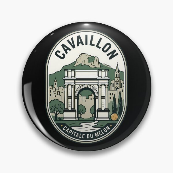 Aperçu de l'œuvre Cavaillon France Provence Emblème de voyage vintage créée et vendue par k3rstman1.