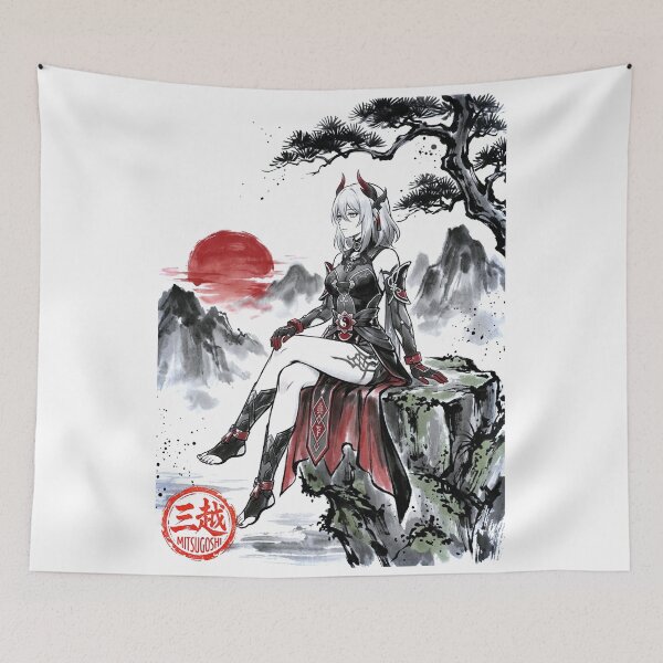 Item preview, Hanya Sumi-e designed and sold by Mitsugoshi.