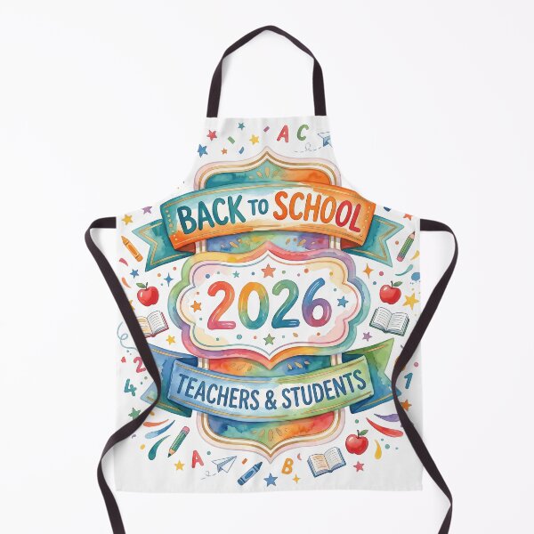Item preview, Back to School 2026 Teachers and Students | Colorful Watercolor School Supplies designed and sold by shuttermarket.
