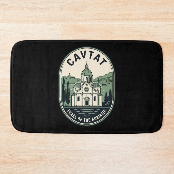 Item preview, Cavtat Croatia Vintage Travel Emblem Pearl Adriatic designed and sold by k3rstman1.