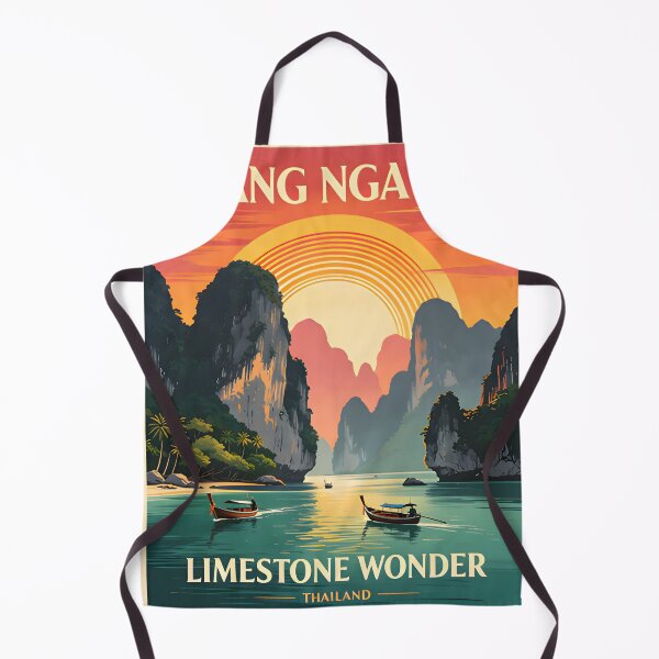 Item preview, Phangna bay - Thailand Retro Sunset Collection designed and sold by Spirit of Siam.