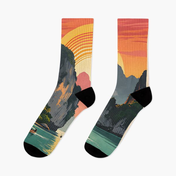 Item preview, Phangna bay - Thailand Retro Sunset Collection designed and sold by Spirit of Siam.