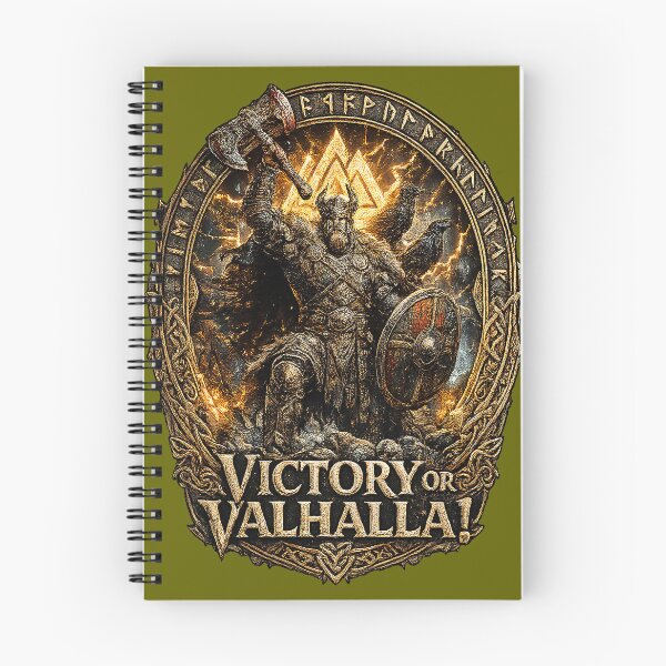 Item preview, VICTORY OR VALHALLA – Viking Warrior Rune Circle | Norse Mythology Design designed and sold by Alchemy Forge.