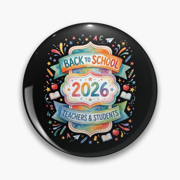 Item preview, Back to School 2026 Teachers and Students | Colorful Watercolor School Supplies designed and sold by shuttermarket.