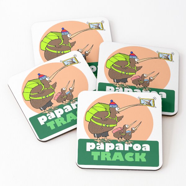 Item preview, Cute cartoon hiking kiwi Paparoa Track New Zealand designed and sold by Al Benge - NZ & Australian Art.