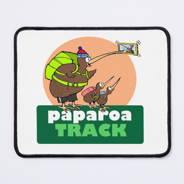 Item preview, Cute cartoon hiking kiwi Paparoa Track New Zealand designed and sold by Al Benge - NZ & Australian Art.