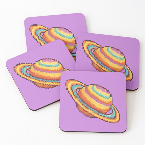 Item preview, Pixel Colorful Saturn designed and sold by tamsclub.