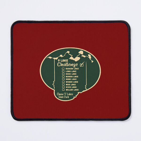 Item preview, Chain O' Lakes State Park designed and sold by Broken Antler Designs .
