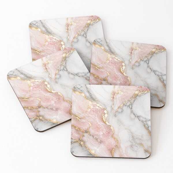 Item preview, Luxury Marble Phone Case – White, Blush Pink & Gold Vein Elegant Designer Style designed and sold by Nara8.