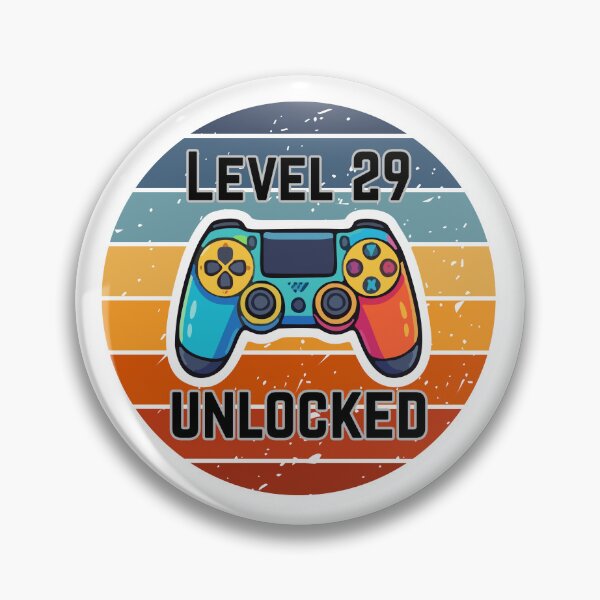 Item preview, Retro Gamer - Level 29 Unlocked designed and sold by MayaCordalia.