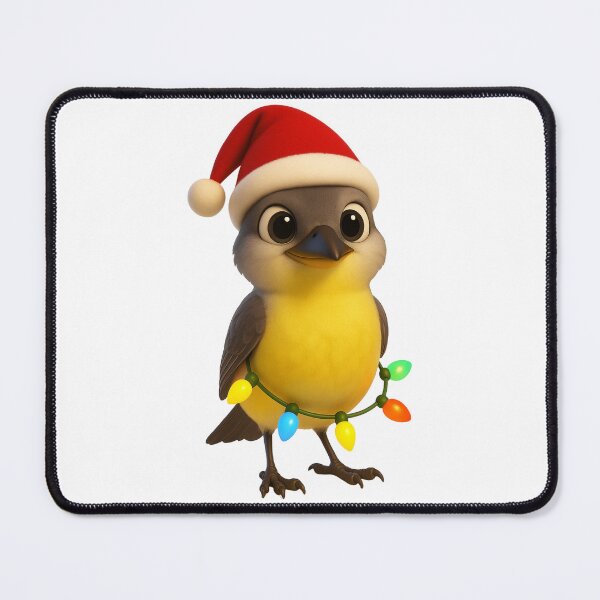 Item preview, Christmas Western Kingbird designed and sold by Sillytoe.