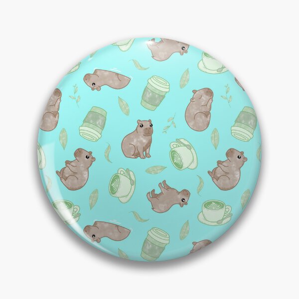 Item preview, Capybara Matcha and Chill designed and sold by FoxfireStardust.