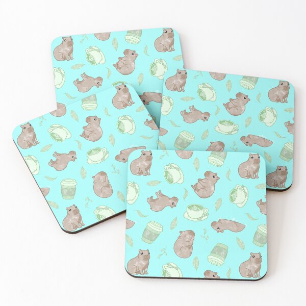 Item preview, Capybara Matcha and Chill designed and sold by FoxfireStardust.