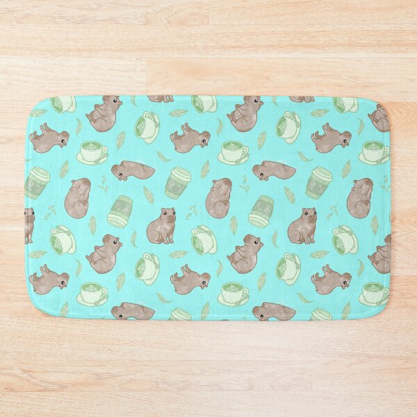 Item preview, Capybara Matcha and Chill designed and sold by FoxfireStardust.