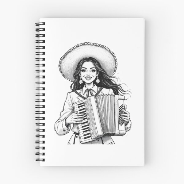 Item preview, Latina Accordion Player designed and sold by BajioAmigos.