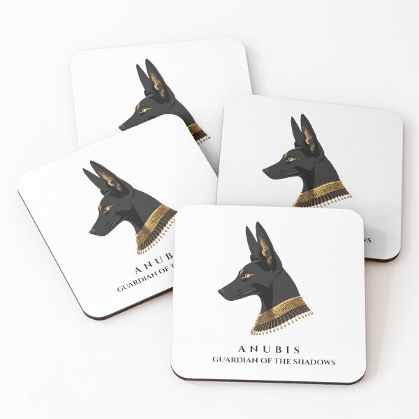 Item preview, Anubis Guardian of the Shadows - Ancient Egyptian Art designed and sold by StudioPyramide.