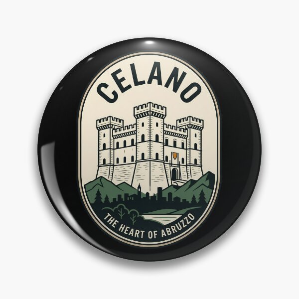 Item preview, Celano Abruzzo Italy Vintage Travel Emblem designed and sold by k3rstman1.