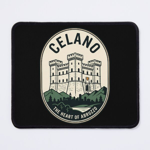 Item preview, Celano Abruzzo Italy Vintage Travel Emblem designed and sold by k3rstman1.